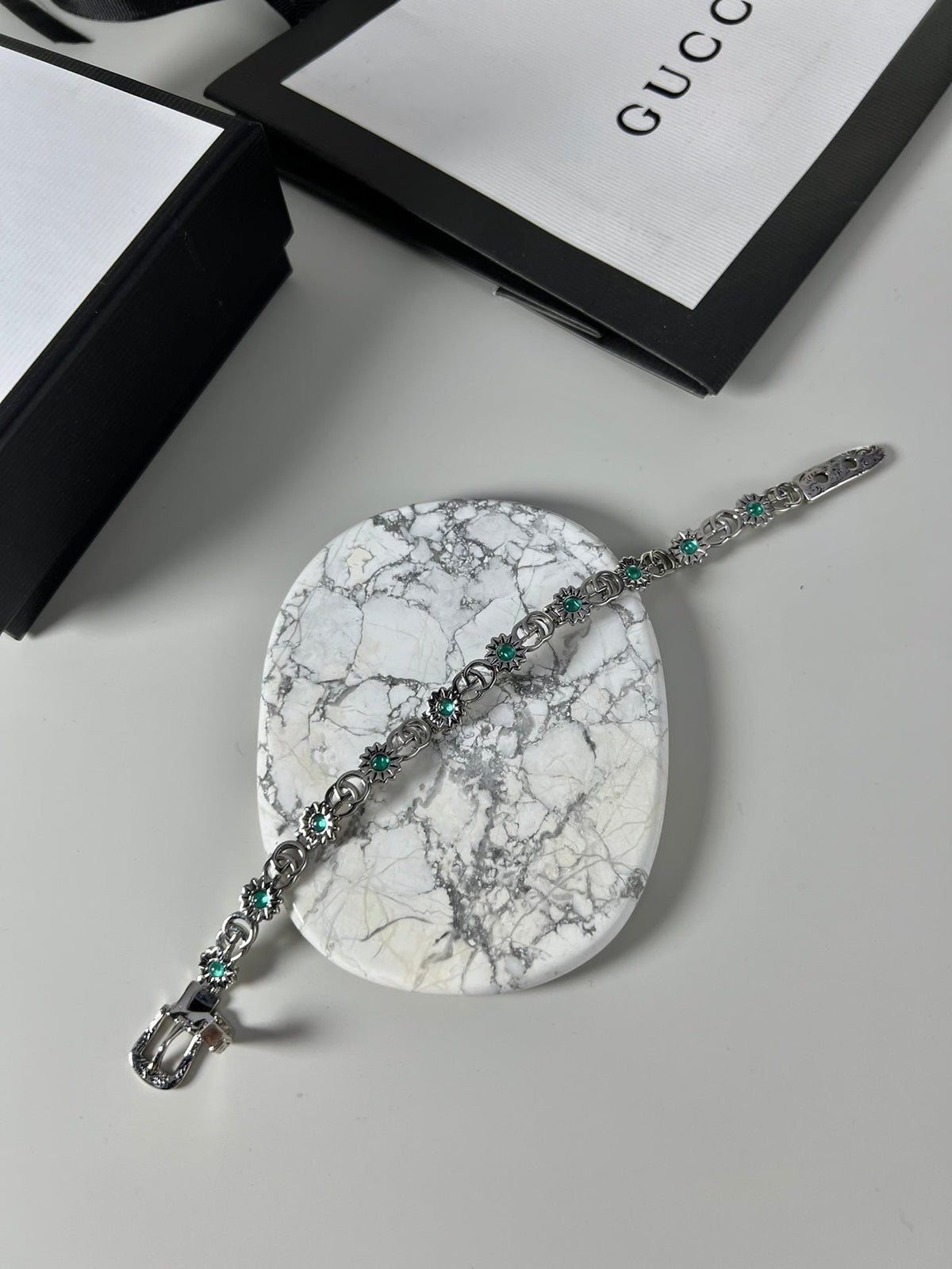 Double Gucci Flowers Bracelet