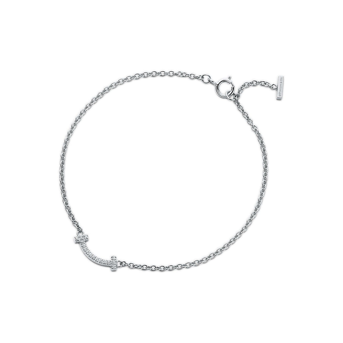 18K Tiffany Smile Diamond Bracelet
