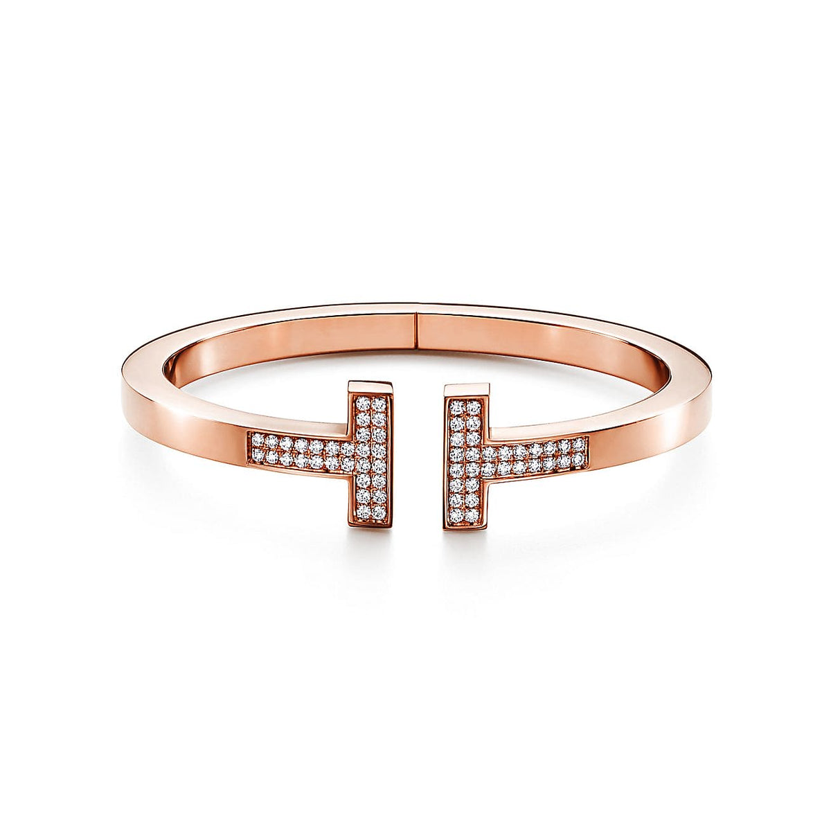 18K Tiffany Diamond Square Bracelet